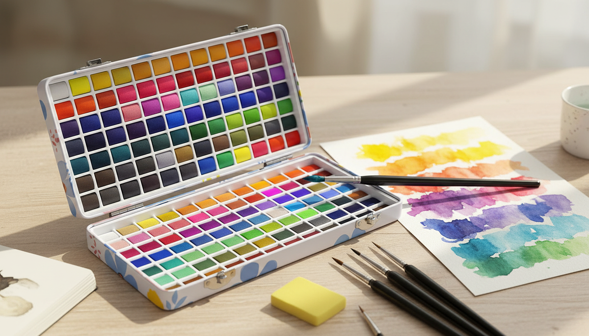 Caliart watercolor paint set guide