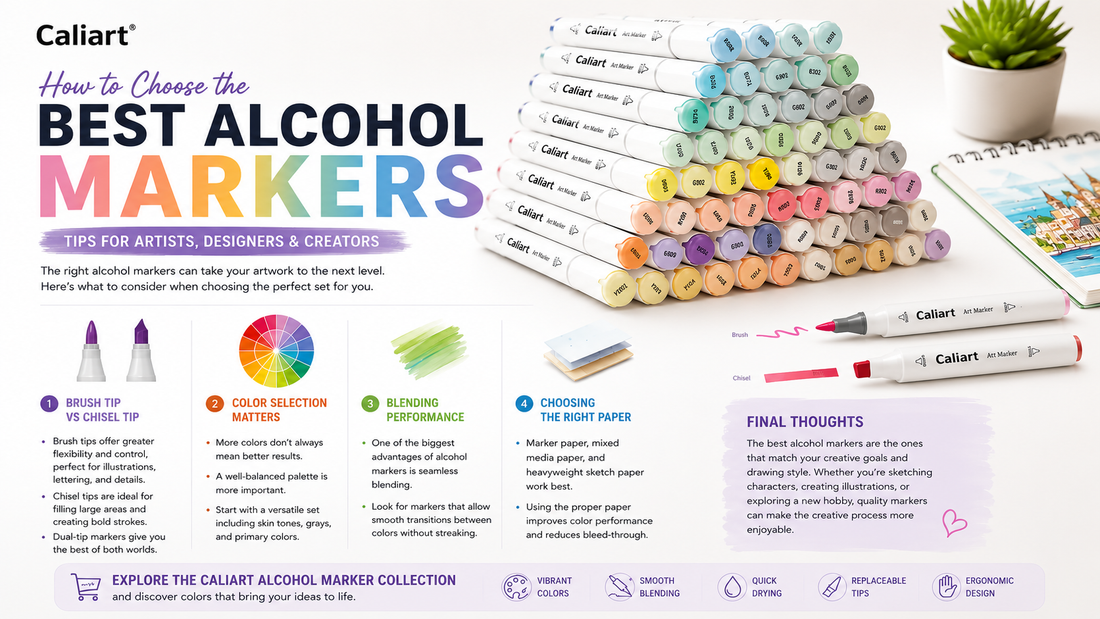How to Choose the Right Alcohol Markers for Your Art Style