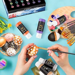 Caliart acrylic paint custom shades mixing