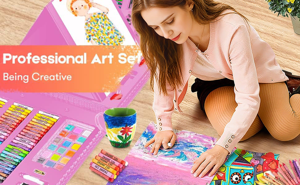 Caliart 238-piece deluxe art set