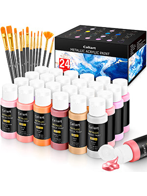 Caliart acrylic paint bottle label