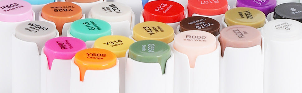 Caliart color-coded marker caps