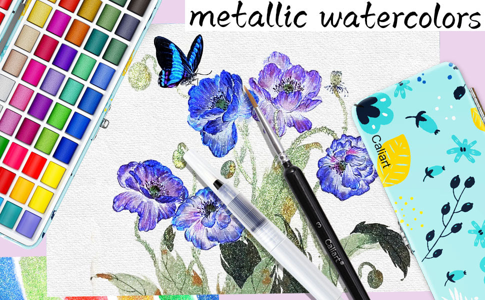 Caliart watercolor painting supplies