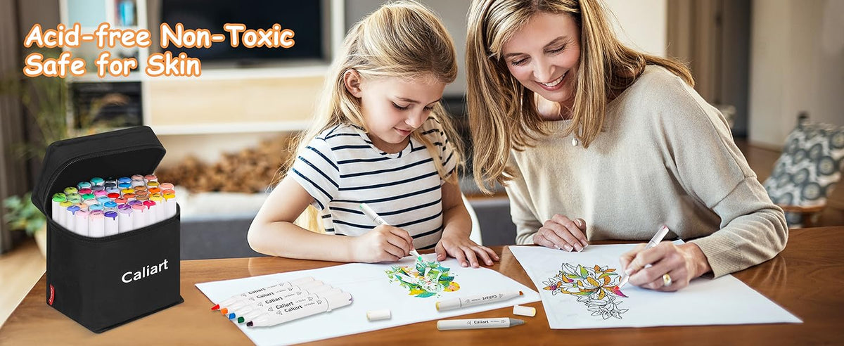 Enjoy art time with Caliart alcohol markers
