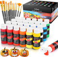Caliart 24-Color Acrylic Paint Set with Brushes