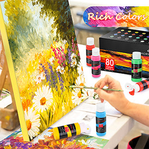Caliart acrylic paint custom shades mixing